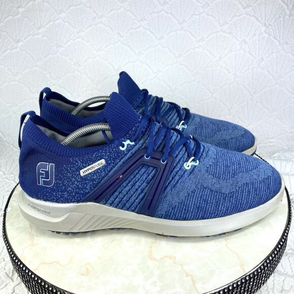 FootJoy Golf Shoes Men 11.5 Blue Hyperflex Breathable Comfort Waterproof Sneaker - Picture 1 of 11
